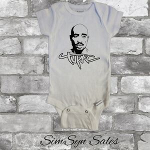 Tupac Shakur 2Pac Baby Onesie 0-3 Months Unisex One-Piece Bodysuit Brand New